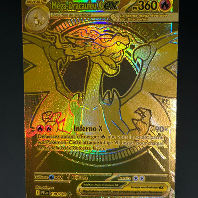 MEGA DRACAUFEU X EX GOLD 130/094