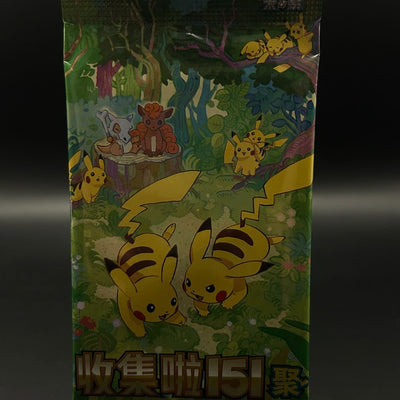 Pokémon 151 Gathering Slim Booster (Édition Chinoise)